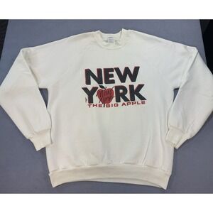 Vintage 80s Disney Store New York Big Apple Sweatshirt Made in USA Large